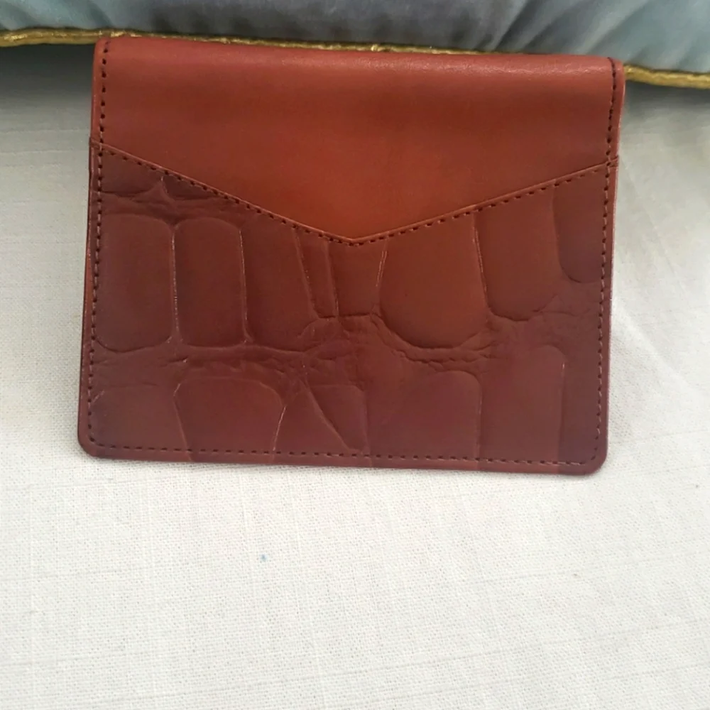 Men wallet with many pockets and credit card holde